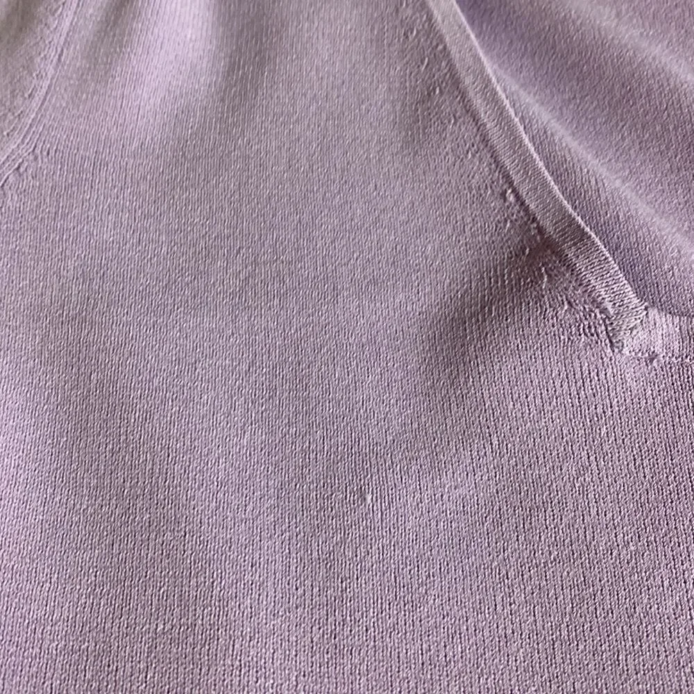 Dana Buchman Signature Purple Short Sleeve Top Size XL